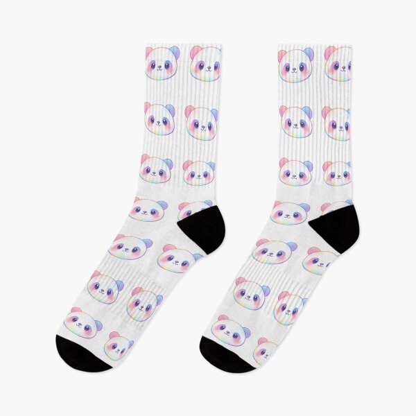 Item preview, Cute Rainbow Panda Face Kawaii Pastel Colorful Panda designed and sold by Owcomm.