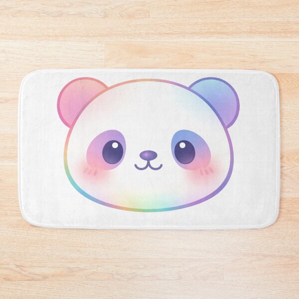 Item preview, Cute Rainbow Panda Face Kawaii Pastel Colorful Panda designed and sold by Owcomm.