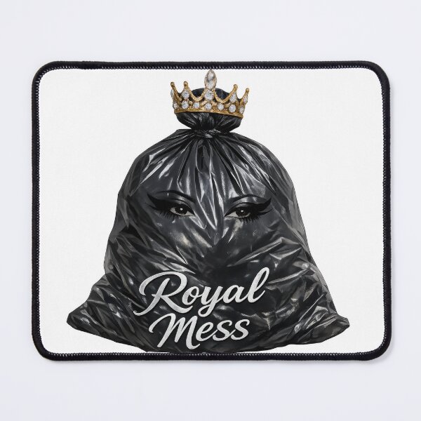 Item preview, Royal Mess Trash Bag Crown designed and sold by jgvisualarts.
