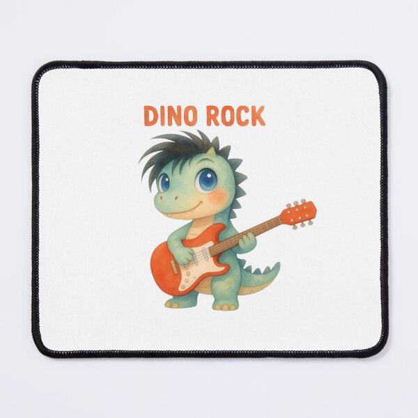 Item preview, Strum-a-saurus Rex - Cute Rocking Dinosaur with Guitar designed and sold by Liberty4Punk.