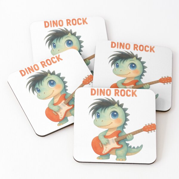 Item preview, Strum-a-saurus Rex - Cute Rocking Dinosaur with Guitar designed and sold by Liberty4Punk.