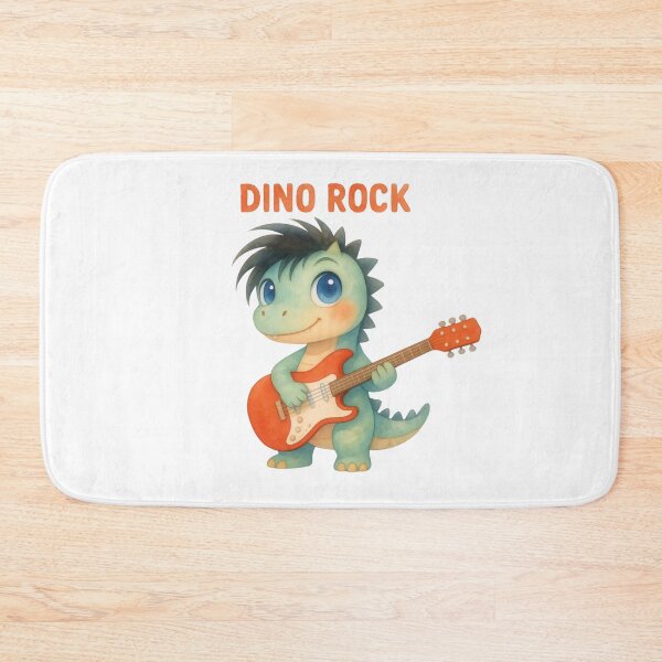 Item preview, Strum-a-saurus Rex - Cute Rocking Dinosaur with Guitar designed and sold by Liberty4Punk.