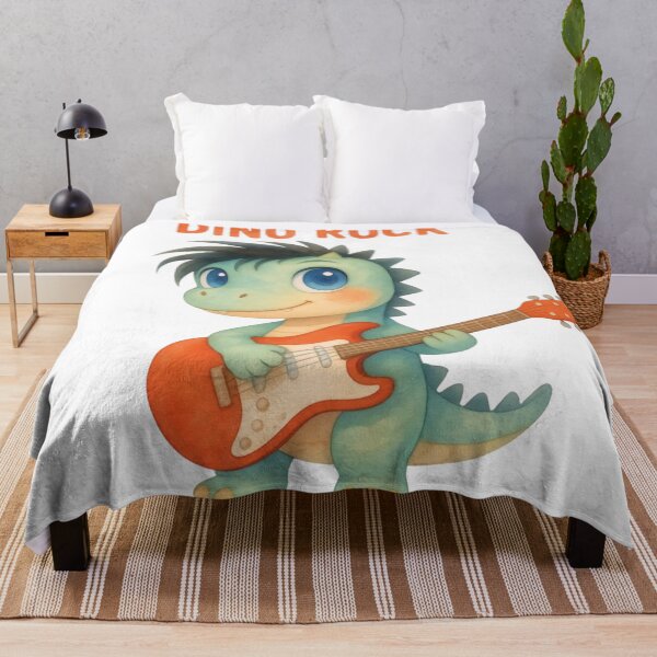 Item preview, Strum-a-saurus Rex - Cute Rocking Dinosaur with Guitar designed and sold by Liberty4Punk.