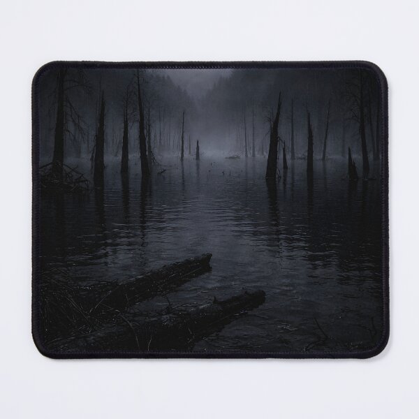 Item preview, Dark Misty Forest Lake – Melancholy 005 designed and sold by Capone-Gallery.