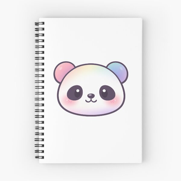 Item preview, Cute Rainbow Panda Face Kawaii Pastel designed and sold by Owcomm.