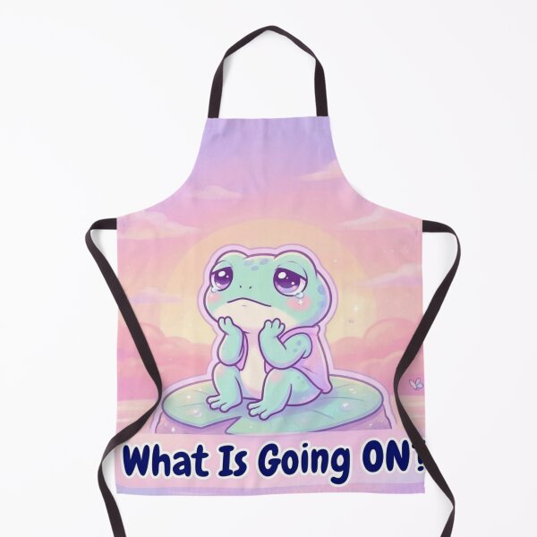 Item preview, What Is Going On – Relatable Frog Sunset Design designed and sold by Modefissi.