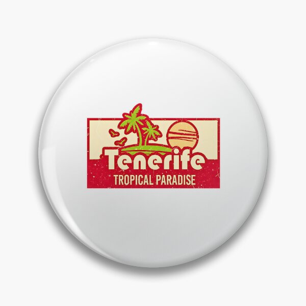 Item preview, Tenerife Spain Vintage Retro Design – Sunset, Waves & Teide designed and sold by FerminVigo.