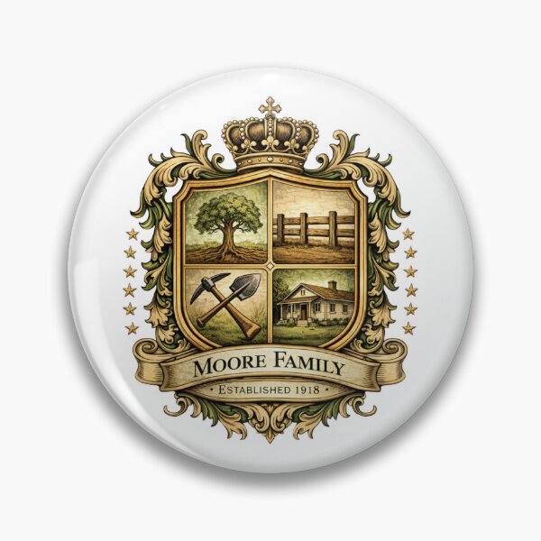 Item preview, MOORE FAMILY CREST (2026 REUNION) designed and sold by IThinkNow.
