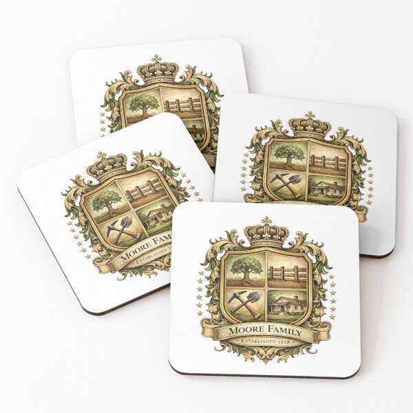 Item preview, MOORE FAMILY CREST (2026 REUNION) designed and sold by IThinkNow.