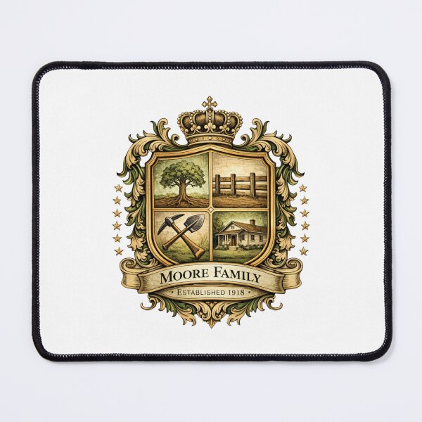 Item preview, MOORE FAMILY CREST (2026 REUNION) designed and sold by IThinkNow.
