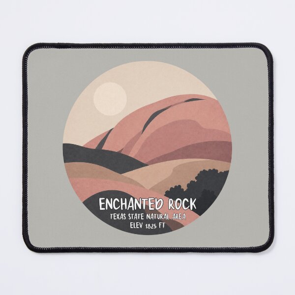 Item preview, Enchanted Rock Texas Landscape | Minimal Desert Mountain Nature Art Fredericksburg Sunset Design designed and sold by SimplyJasper.