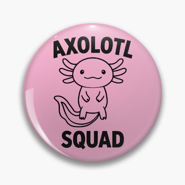Item preview, Happy Axolotl Squad Minimalist Tadpole cute mexican salamander black and pink - HD ONLINE STORE designed and sold by bard-art.