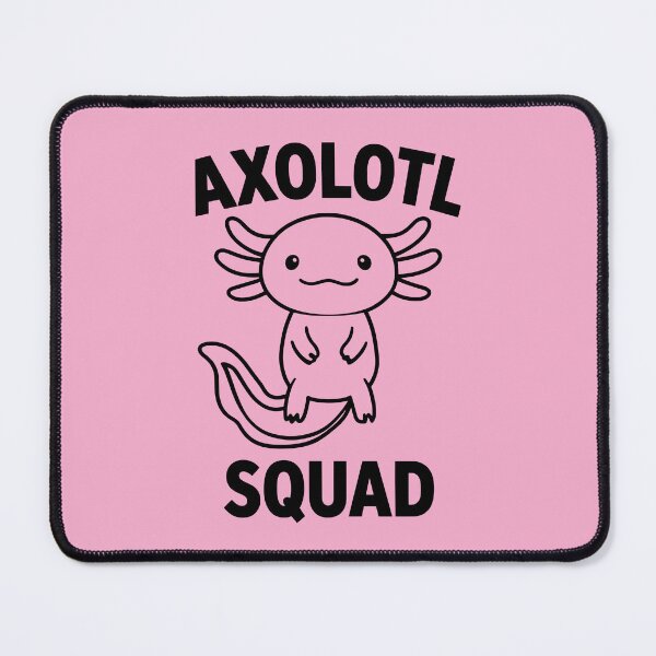 Item preview, Happy Axolotl Squad Minimalist Tadpole cute mexican salamander black and pink - HD ONLINE STORE designed and sold by bard-art.