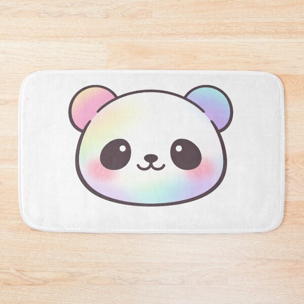 Item preview, Rainbow Panda Face Cute Kawaii Pastel  designed and sold by Owcomm.