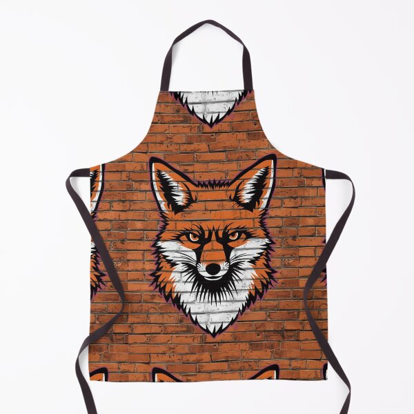 Item preview, Urban Fox Graffiti Art Print – Street Art Fox Illustration on Brick Wall, Bold Wildlife Graphic Design designed and sold by Kruti Collection.