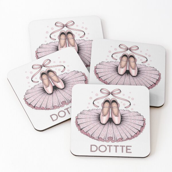 Item preview, Dotted Balletcore T-Shirt | Coquette Pointe Shoes Floral Polka Design designed and sold by DmaarGroup.