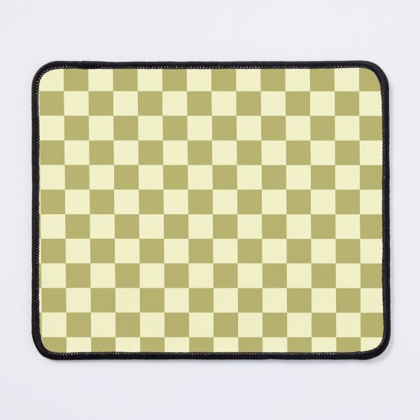 Item preview, Cream & dark khaki checkered pattern designed and sold by Mint + Midnight.