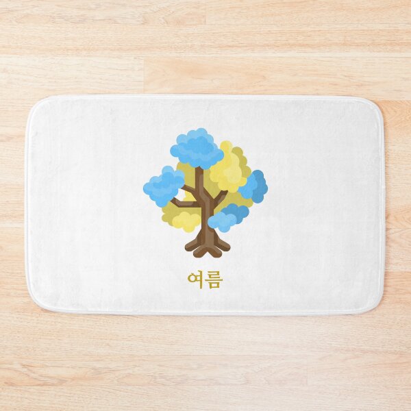 Item preview, Yellow Blue Summer Tree Korean designed and sold by DJCartoonDesigns.