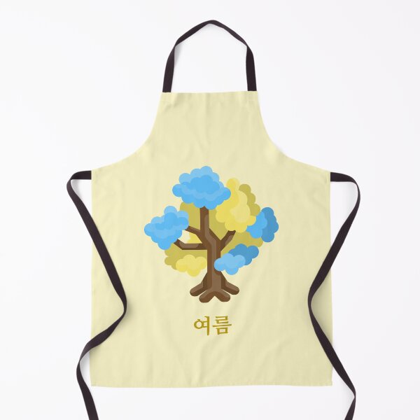 Item preview, Yellow Blue Summer Tree Korean designed and sold by DJCartoonDesigns.