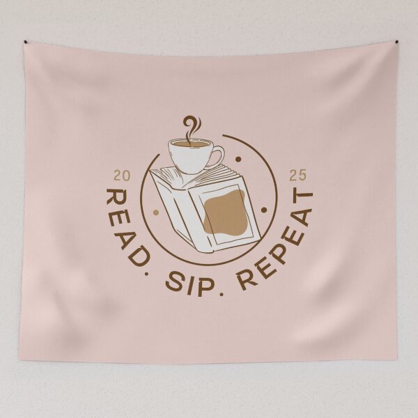 Item preview,  Read. Sip. Repeat. | Cozy Coffee and Book Lover Design designed and sold by TZAR WORKS.