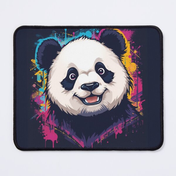 Item preview, Cute Panda Graffiti Art – Colorful Street Art Panda Illustration, Urban Animal Graphic Design designed and sold by Kruti Collection.