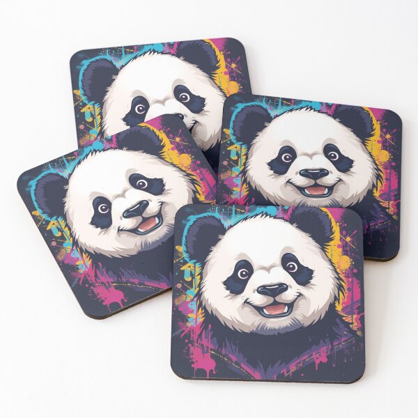 Item preview, Cute Panda Graffiti Art – Colorful Street Art Panda Illustration, Urban Animal Graphic Design designed and sold by Kruti Collection.