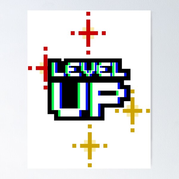 Item preview, LEVEL UP designed and sold by Neon-Eclipse.
