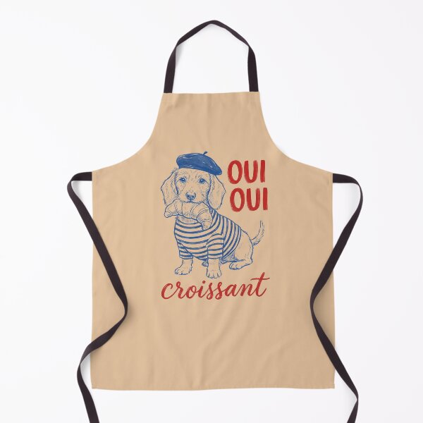 Item preview, Oui Oui Croissant Dog designed and sold by shellle in the ocean.