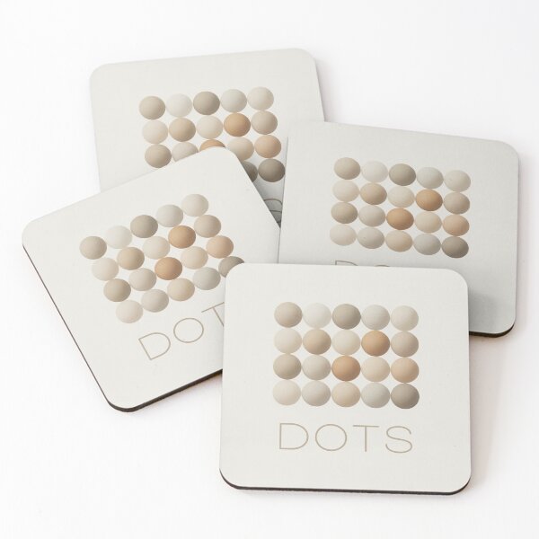 Item preview, Dots Minimalist T-Shirt | Tonal Ivory Luxury Geometric Design designed and sold by DmaarGroup.
