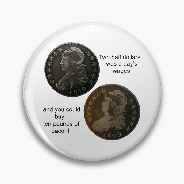 Item preview, Two Half Dollars     One Dollar designed and sold by Whisperingpeaks.