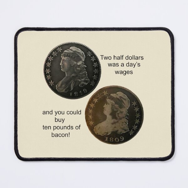 Item preview, Two Half Dollars     One Dollar designed and sold by Whisperingpeaks.