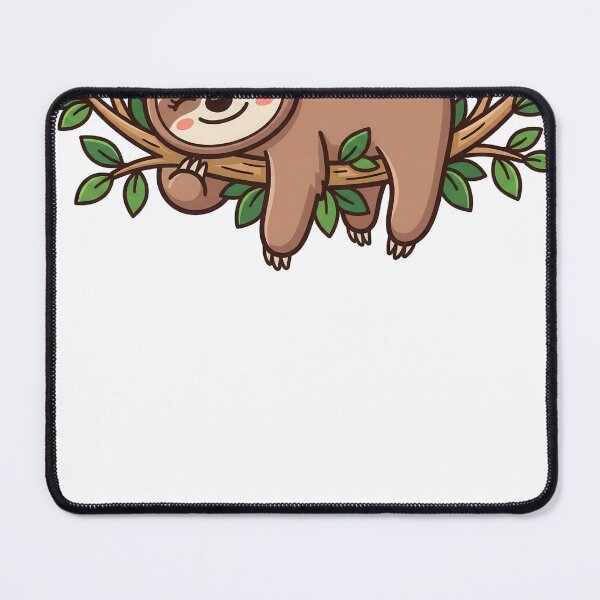 Item preview, Cute Sloth Cartoon – Kawaii Relax Animal Design for Lazy Mood Gift Idea designed and sold by JA World - Art & Design.