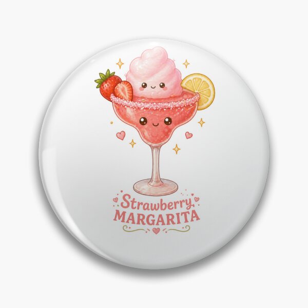 Item preview, Cute strawberry margarita Kawai designed and sold by Design by Sara.