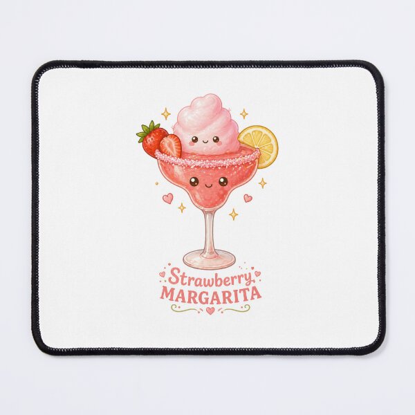 Item preview, Cute strawberry margarita Kawai designed and sold by Design by Sara.