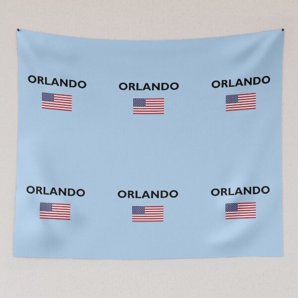 Item preview, Orlando Florida USA American Flag Light-Color designed and sold by TinyStarAmerica.