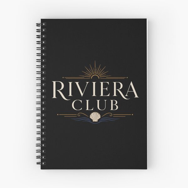 Item preview, Riviera Club Coastal Luxury Typography , Dark Background designed and sold by FusiTink.