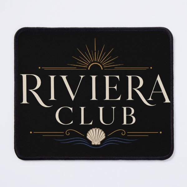 Item preview, Riviera Club Coastal Luxury Typography , Dark Background designed and sold by FusiTink.