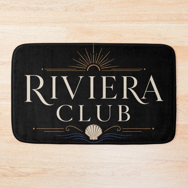 Item preview, Riviera Club Coastal Luxury Typography , Dark Background designed and sold by FusiTink.