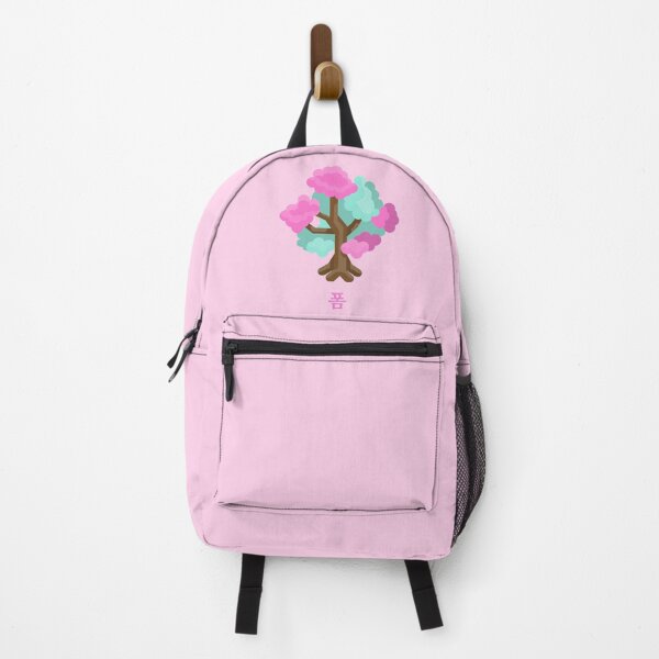 Item preview, Pink Light Blue Spring Tree Korean designed and sold by DJCartoonDesigns.