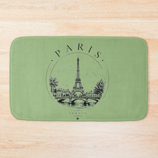 Item preview, Paris France Eiffel Tower Vintage Travel Illustration designed and sold by MariMarArt.
