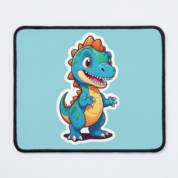 Item preview, cute blue dinosaur sticker designed and sold by KIDS-PRINTS.