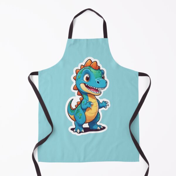 Item preview, cute blue dinosaur sticker designed and sold by KIDS-PRINTS.