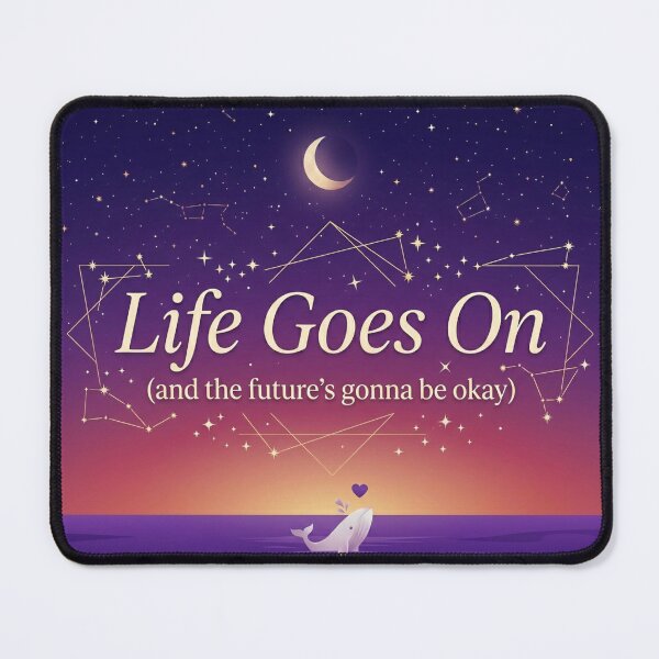 Item preview, ​Life Goes On Celestial Whale Art designed and sold by NadinGerasi.