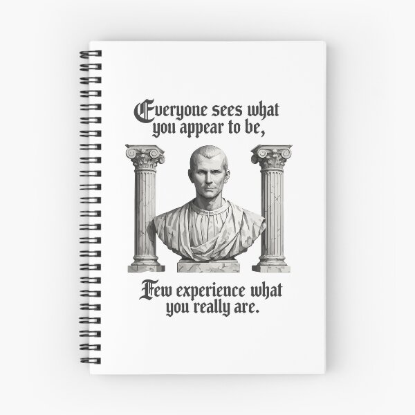 Item preview, Machiavelli Marble Bust Neoclassical Gothic Quote designed and sold by storelibertys.