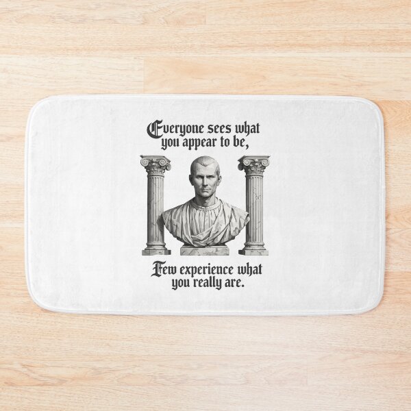 Item preview, Machiavelli Marble Bust Neoclassical Gothic Quote designed and sold by storelibertys.