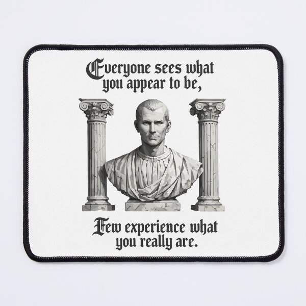 Item preview, Machiavelli Marble Bust Neoclassical Gothic Quote designed and sold by storelibertys.
