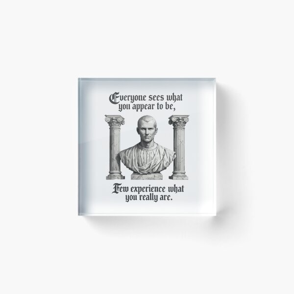 Item preview, Machiavelli Marble Bust Neoclassical Gothic Quote designed and sold by storelibertys.