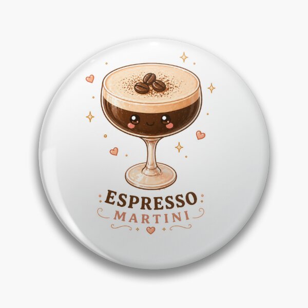 Item preview, Cute espresso martini cocktail design designed and sold by Design by Sara.