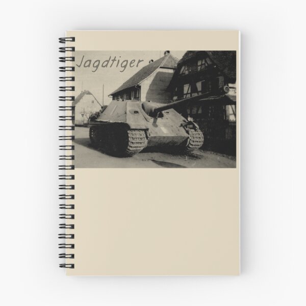 Item preview, Jagdtiger German WW2 Tank Destroyer Village Street Photograph designed and sold by MilitaryMart.