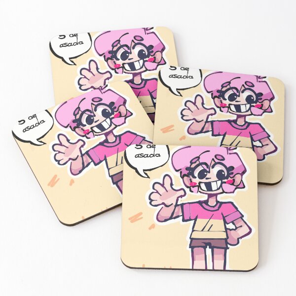 Item preview, Funny Pink Cartoon Character Meme designed and sold by TomatiLove.